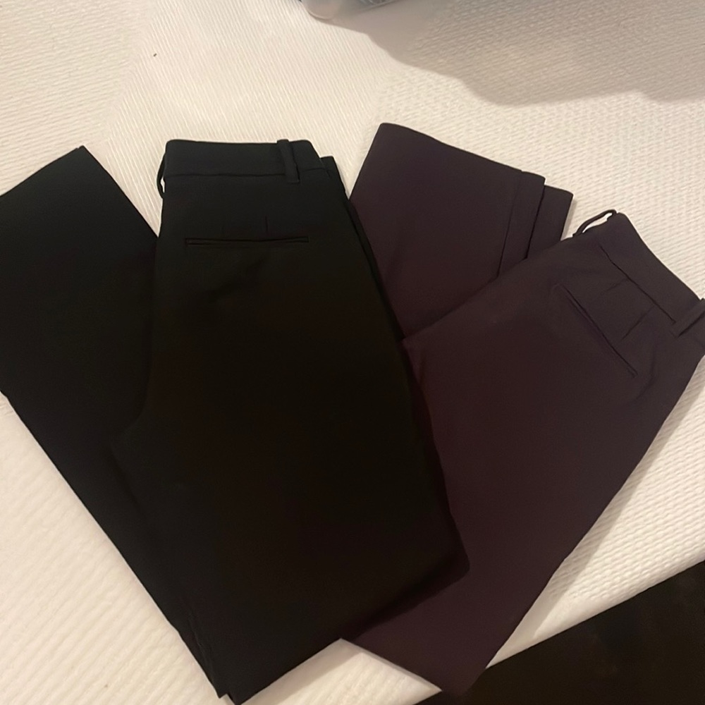 BUNDLE! NWOT Ann Taylor Straight Leg Curvy Fit Size 0 Pants